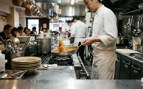 Pasta Lunch Evolution in Iidabashi